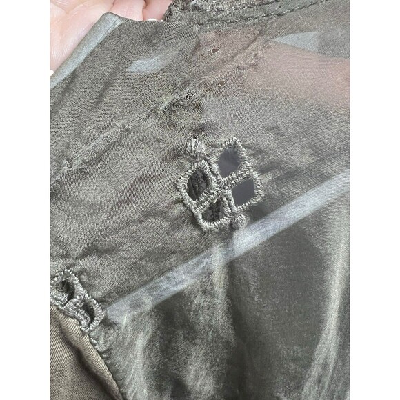 Johnny‎ Was 4 Love & Liberty Embroidered Eyelet Fairycore Lace Tunic Top S Boho - Picture 11 of 11